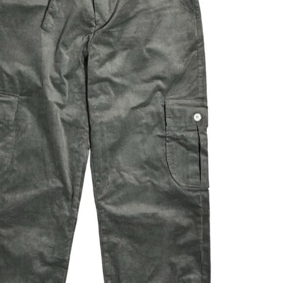 Piper & Scoot The Hamlin Belted Corduroy Pant in Grey Size XXL - Picture 10 of 11